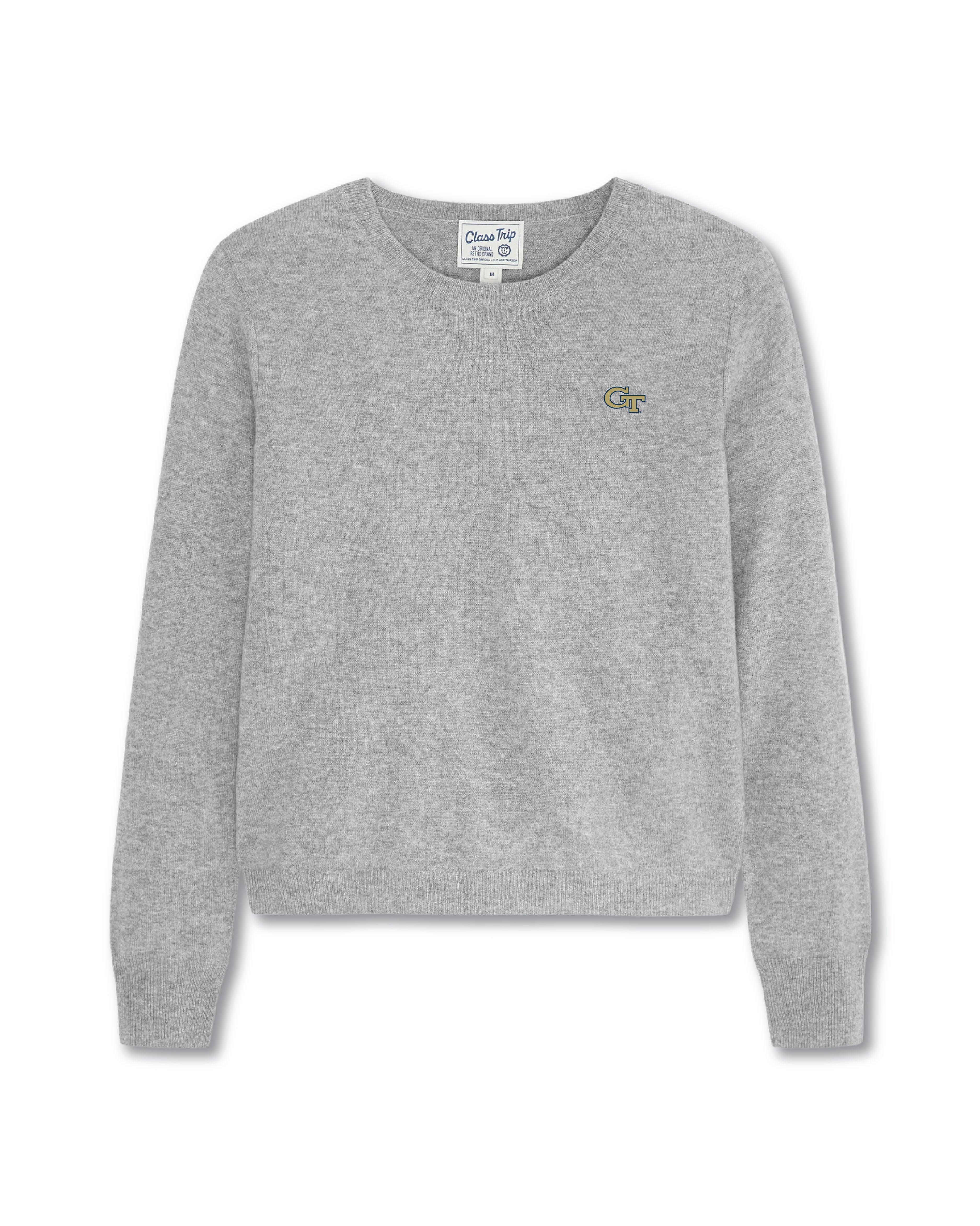 Georgia Tech Women’s Cashmere Crewneck Sweater