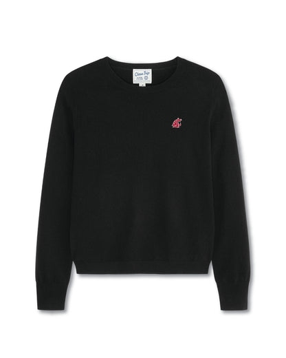Washington State Women’s Cashmere Crewneck Sweater