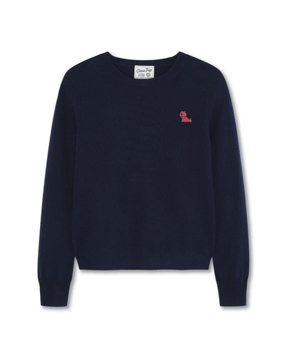 Ole Miss Women’s Cashmere Crewneck Sweater