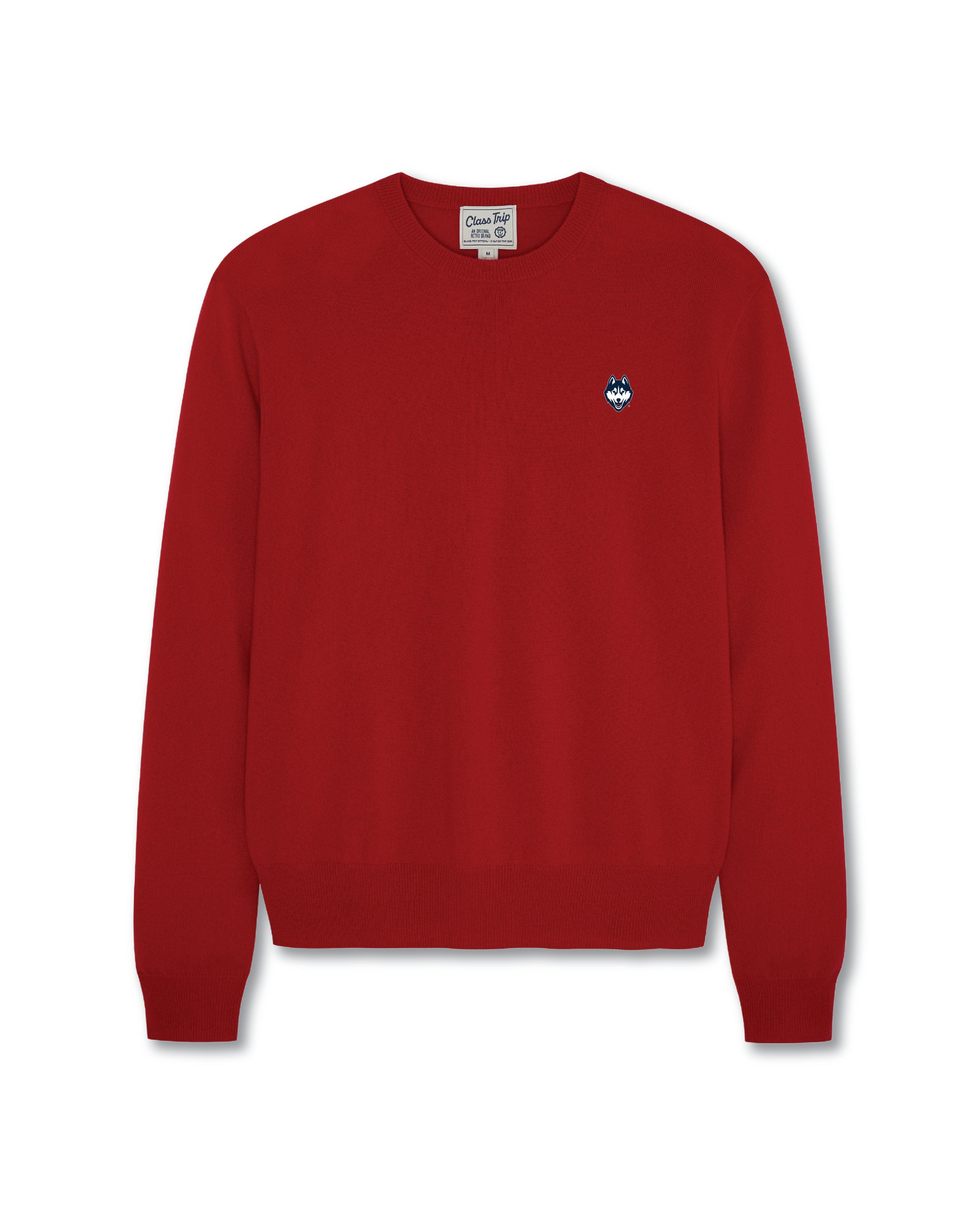 UCONN Men’s Cashmere Crewneck Sweater