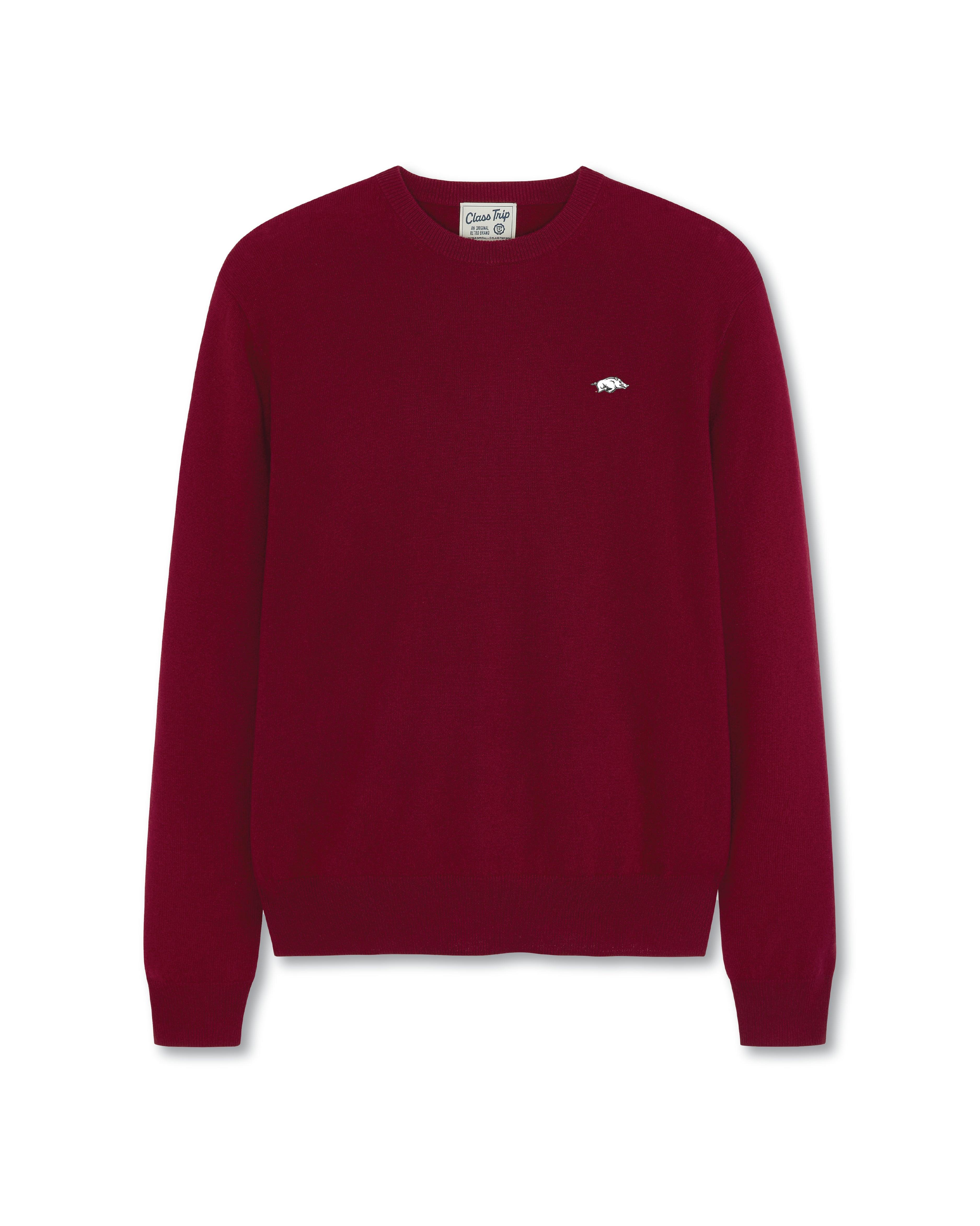 Arkansas Men’s Cashmere Crewneck Sweater