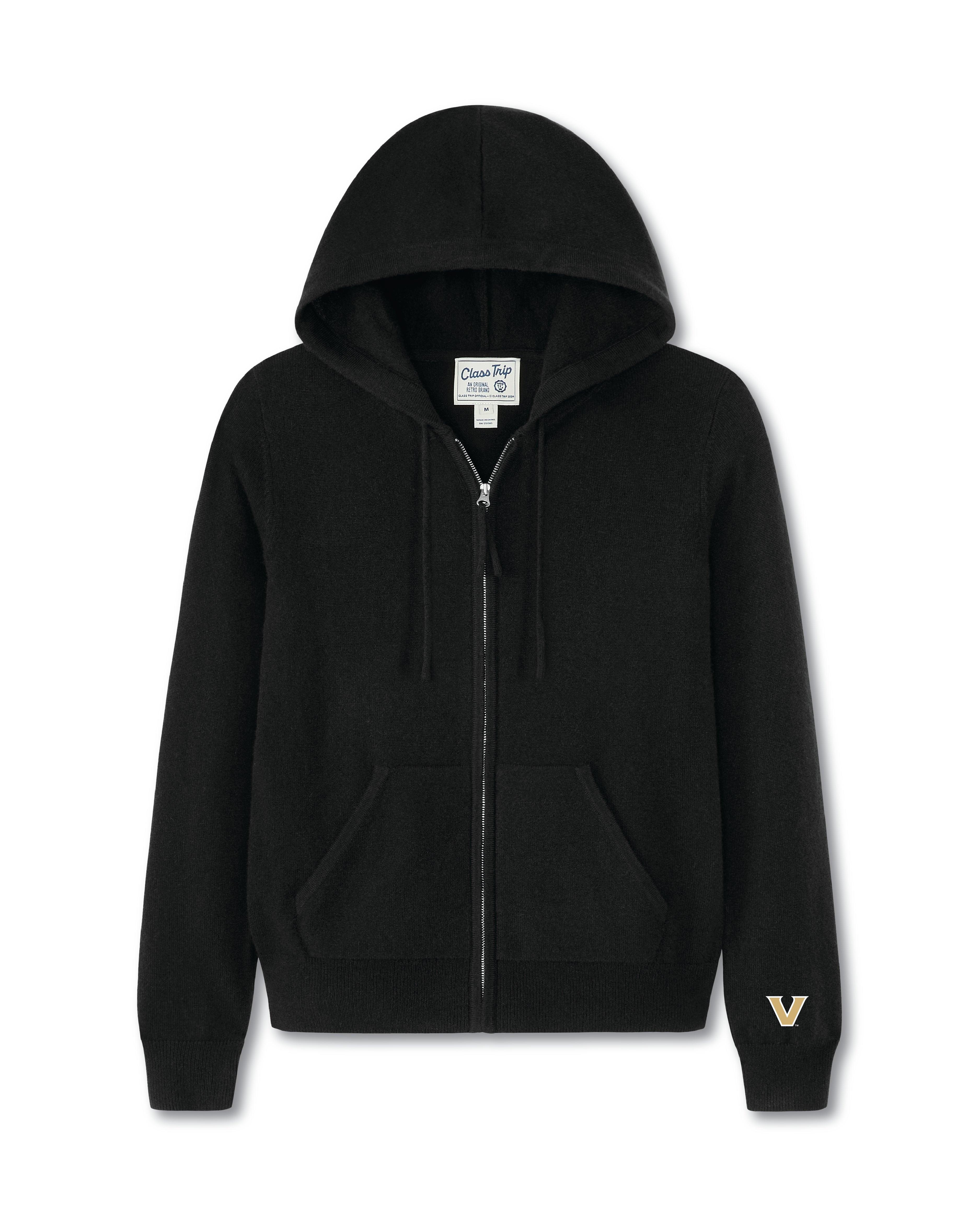 Vanderbilt Women’s Cashmere Full Zip Hoodie Sweater