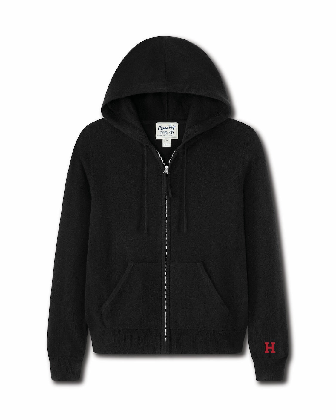 Harvard Women’s Cashmere Full Zip Hoodie Sweater