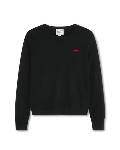 Arkansas Women’s Cashmere Crewneck Sweater
