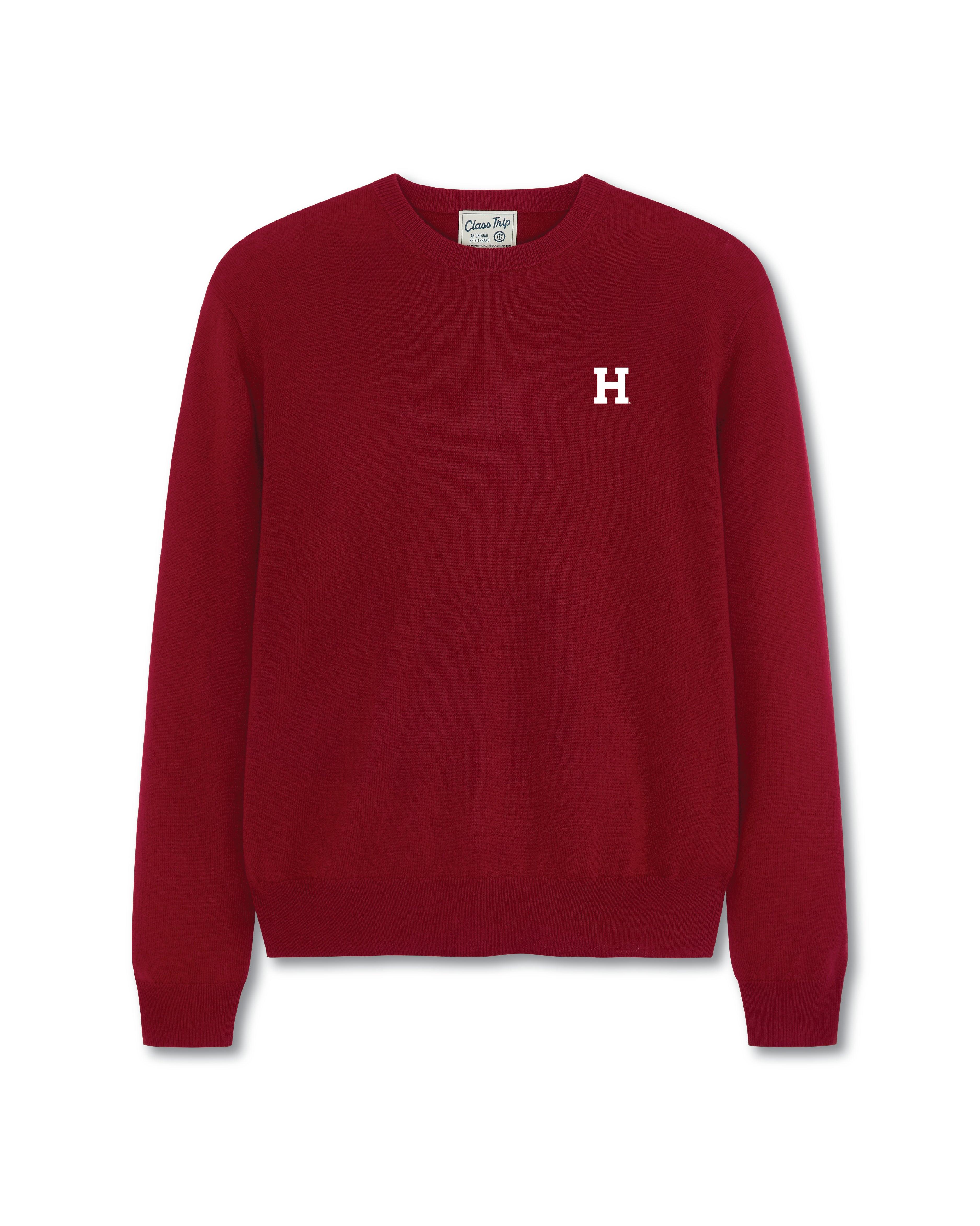 Harvard Men’s Cashmere Crewneck Sweater