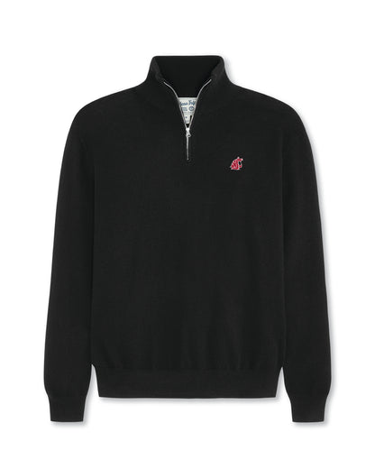 Washington State Men’s Cashmere ¼ Zip Sweater