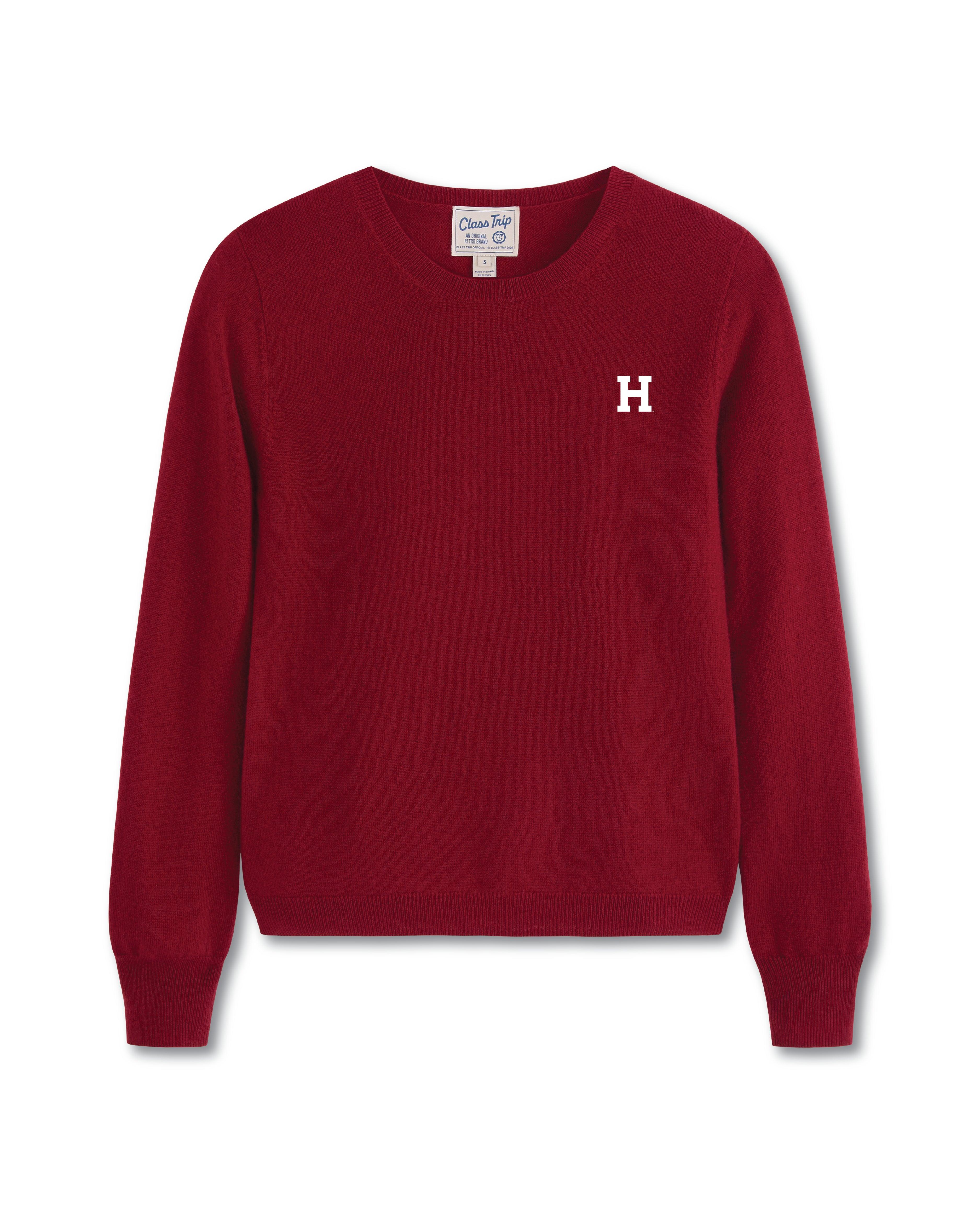 Harvard Women’s Cashmere Crewneck Sweater
