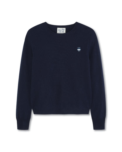 UCONN Women’s Cashmere Crewneck Sweater