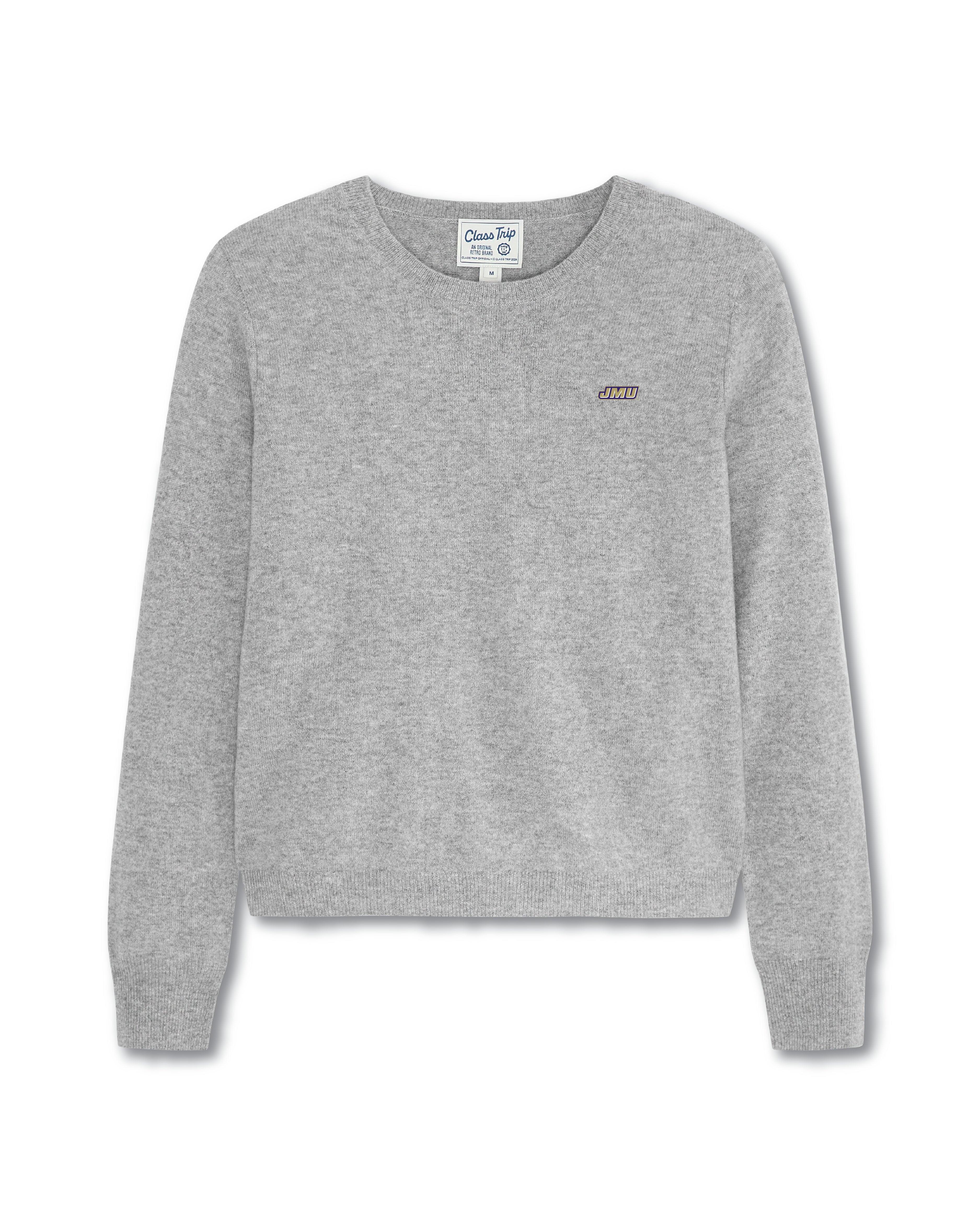 James Madison University Women’s Cashmere Crewneck Sweater