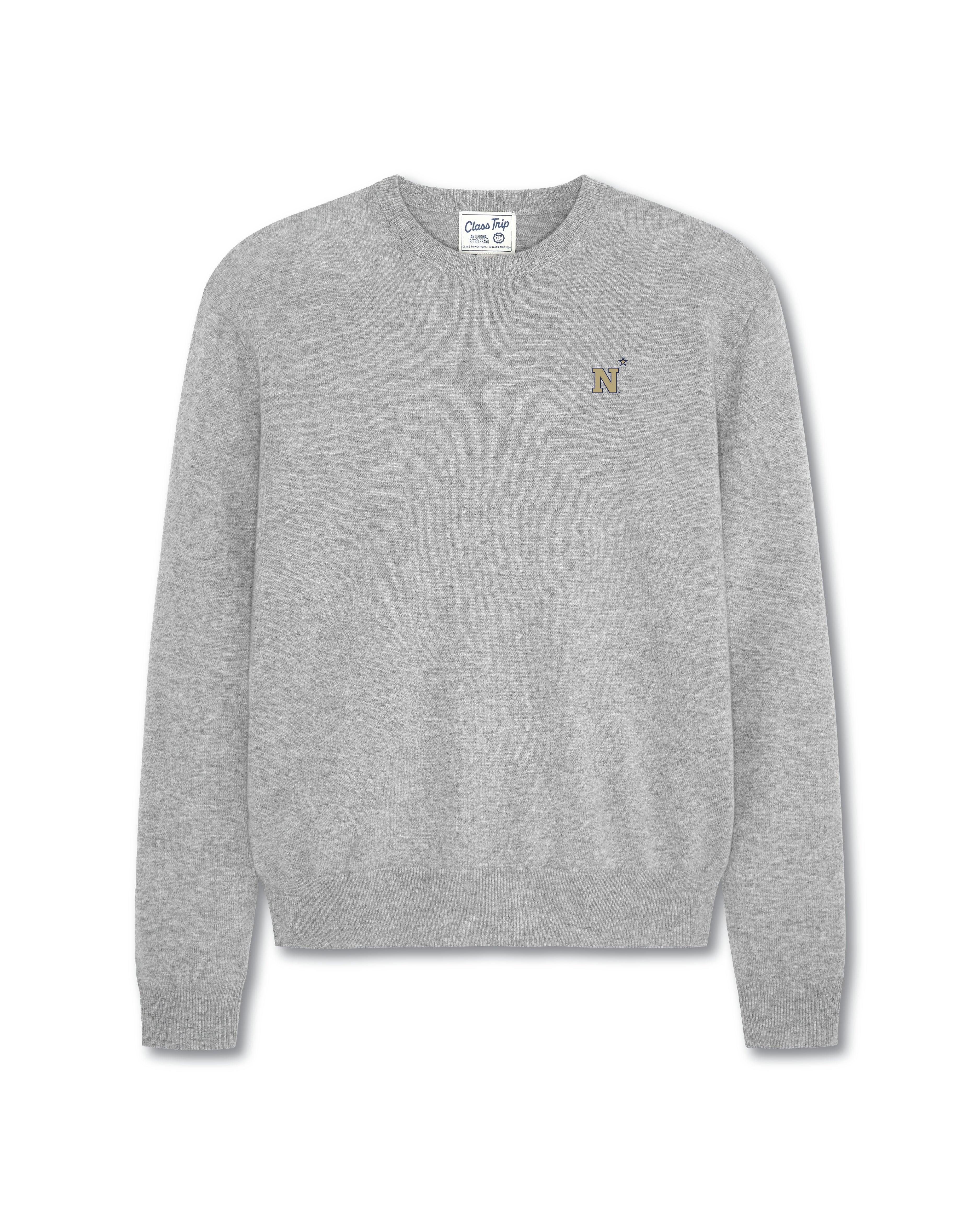 Navy Men’s Cashmere Crewneck Sweater