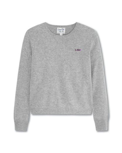 LSU Women’s Cashmere Crewneck Sweater