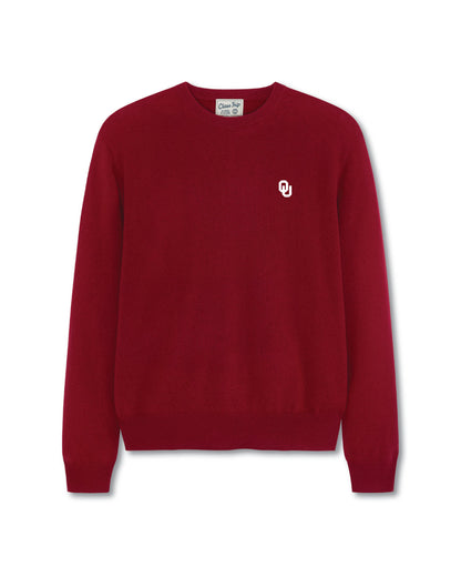 Oklahoma Men’s Cashmere Crewneck Sweater