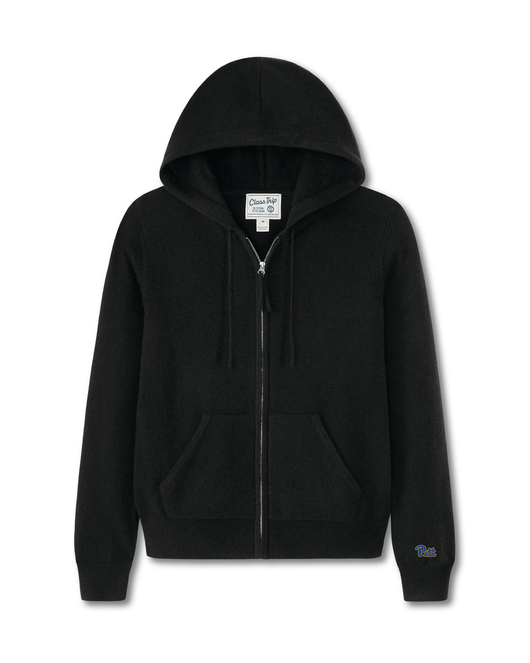 Pittsburg Women’s Cashmere Full Zip Hoodie Sweater