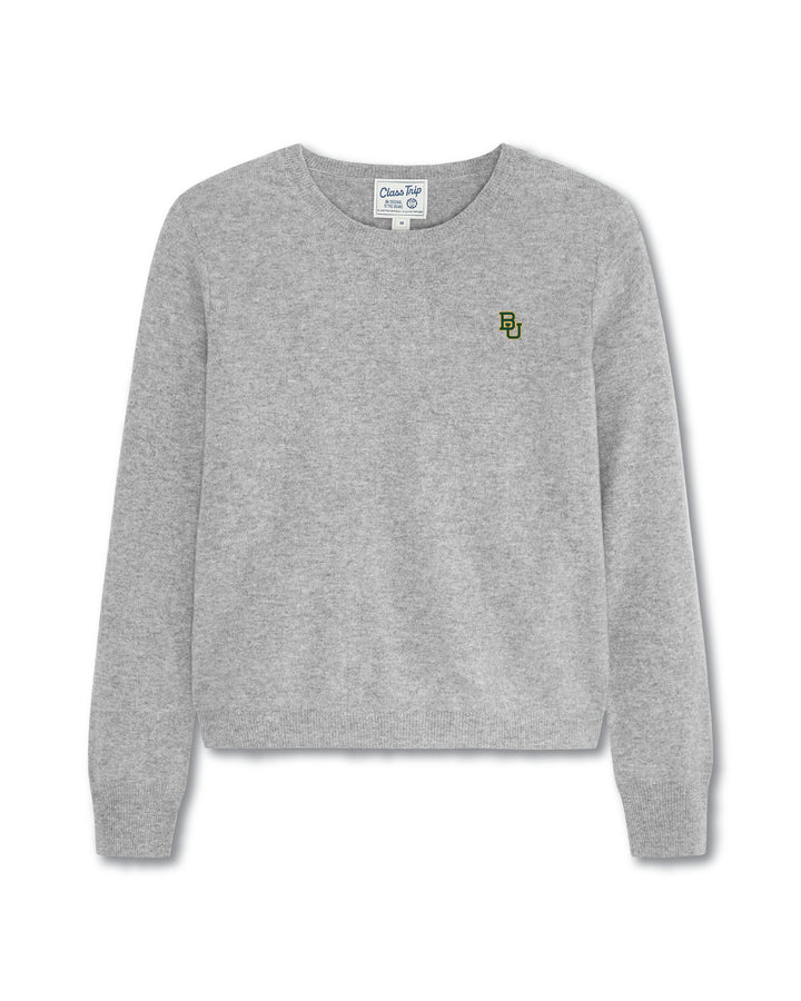 Baylor Women’s Cashmere Crewneck Sweater