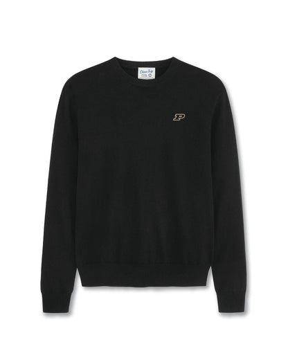 Purdue Men’s Cashmere Crewneck Sweater