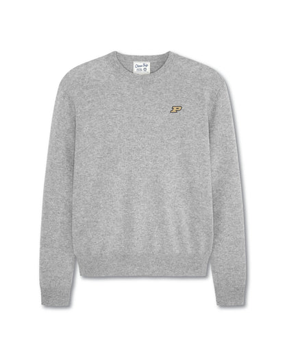 Purdue Men’s Cashmere Crewneck Sweater