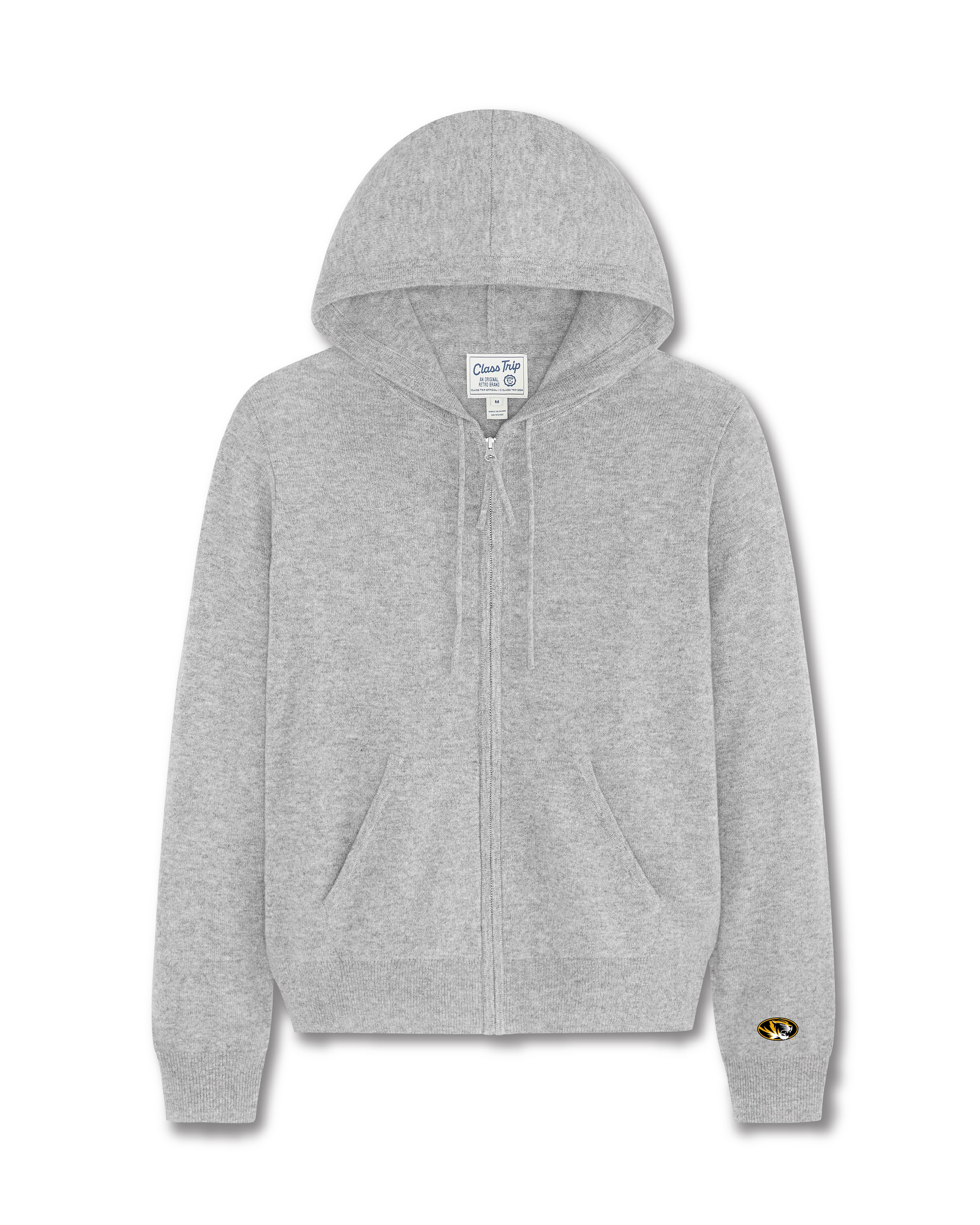 Missouri Women’s Cashmere Full Zip Hoodie Sweater