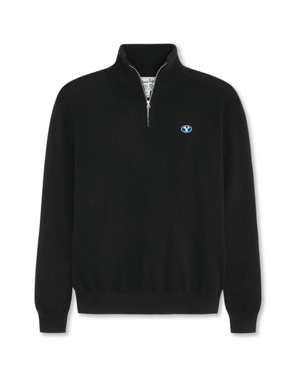 BYU Men’s Cashmere ¼ Zip Sweater