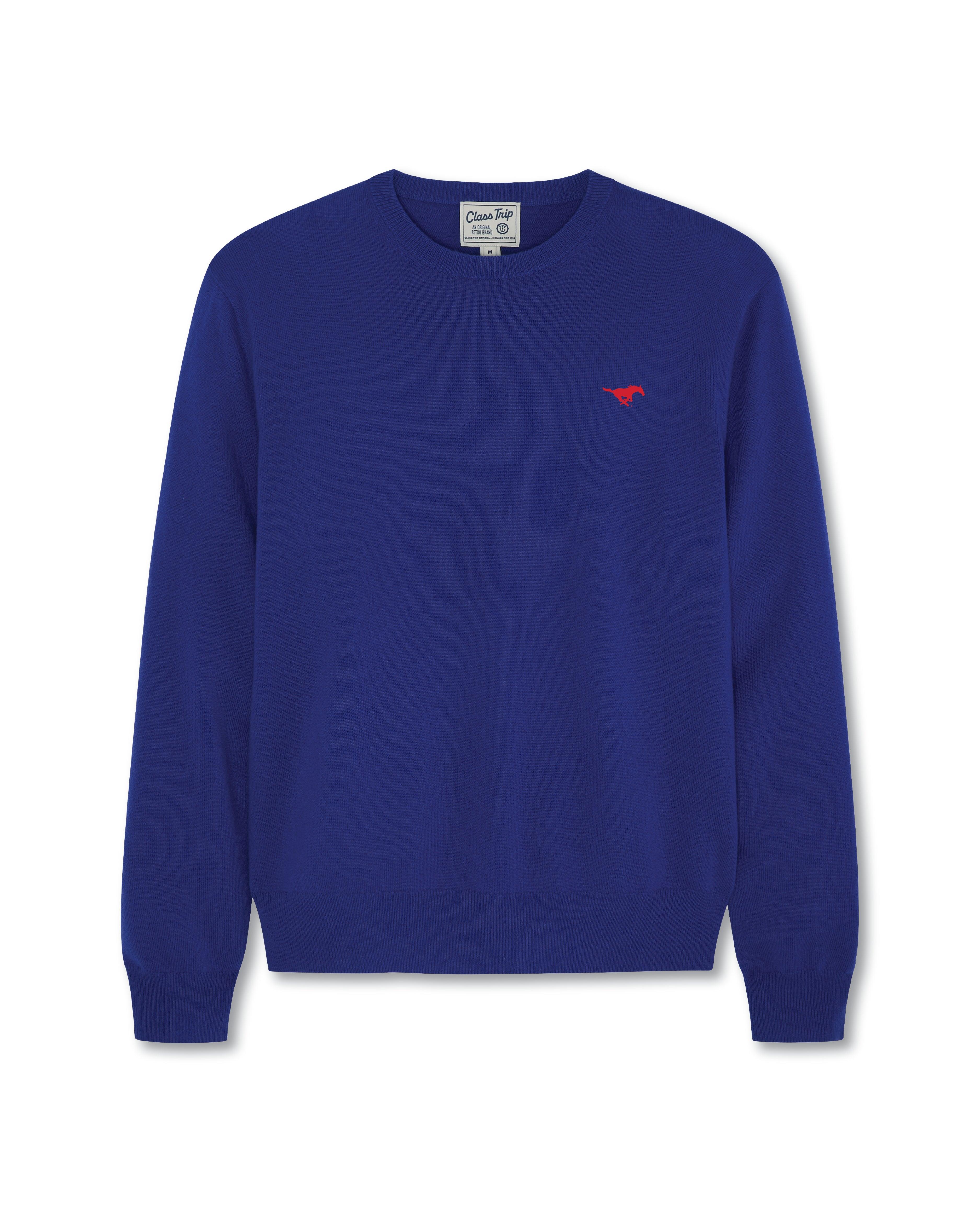SMU Men’s Cashmere Crewneck Sweater