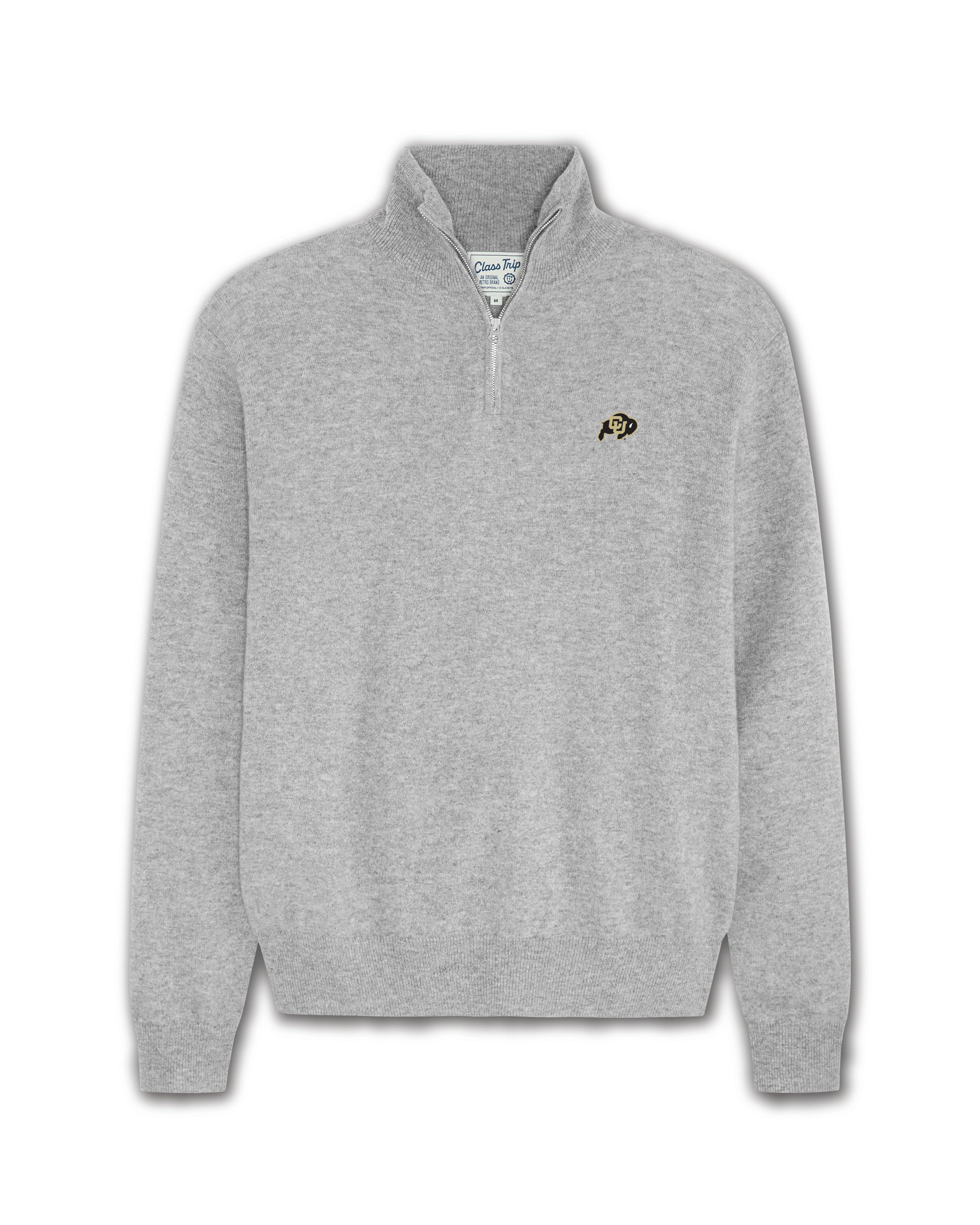 Colorado Men’s Cashmere ¼ Zip Sweater