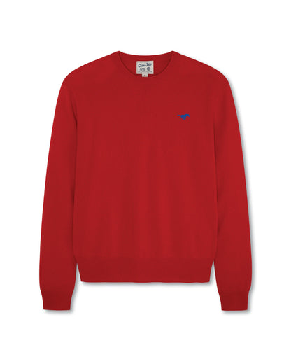 SMU Men’s Cashmere Crewneck Sweater