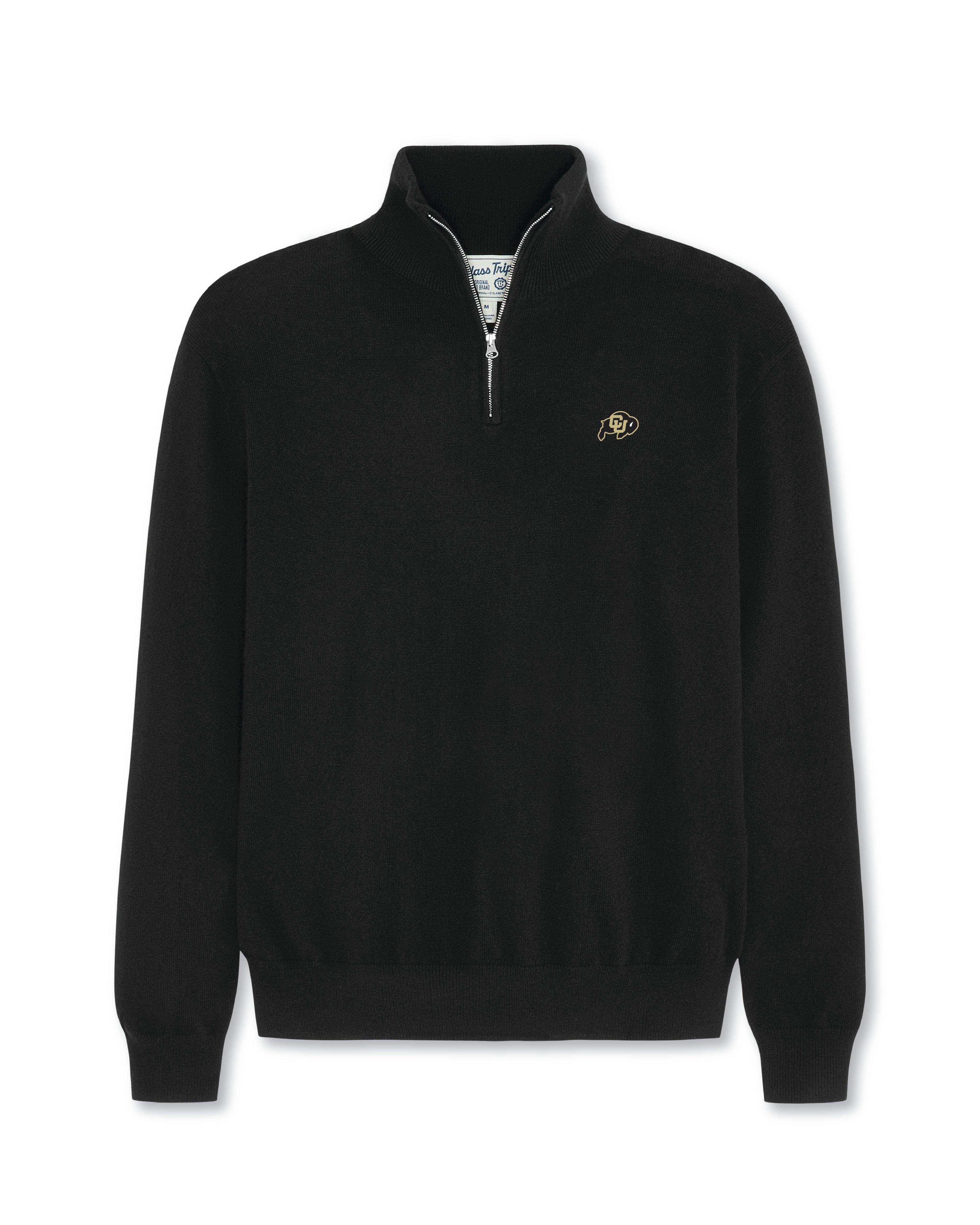 Colorado Men’s Cashmere ¼ Zip Sweater