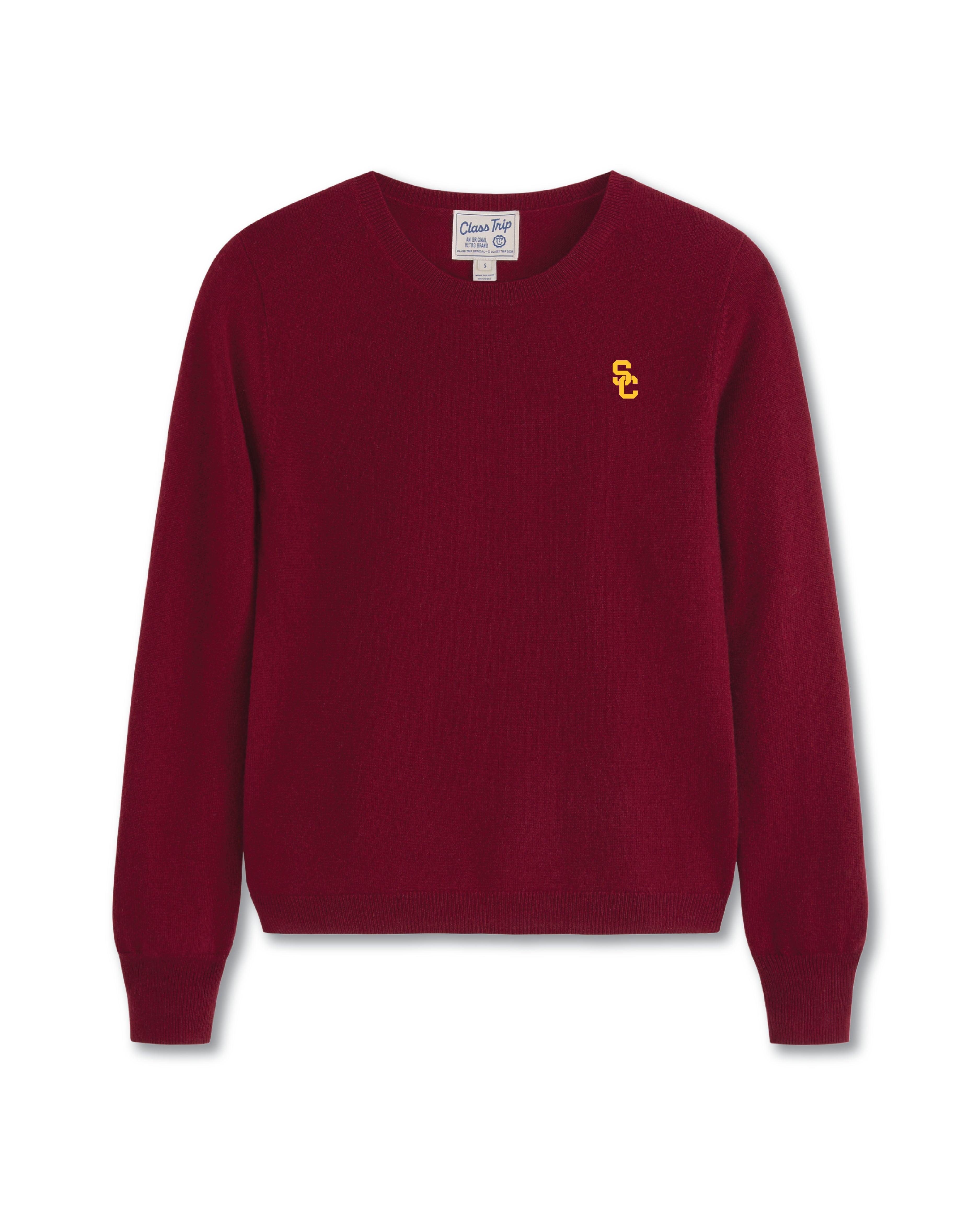 Southern Cal Women’s Cashmere Crewneck Sweater