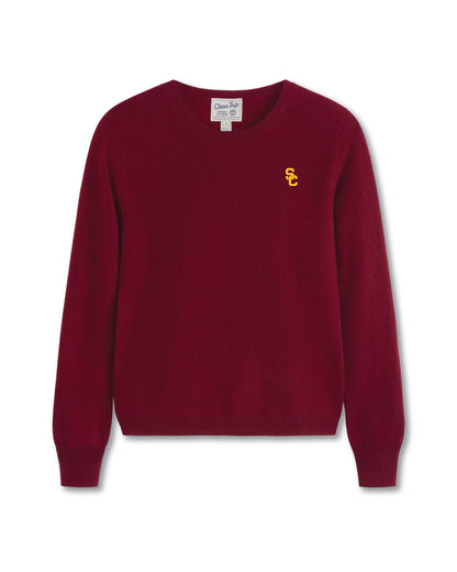 Southern Cal Women’s Cashmere Crewneck Sweater