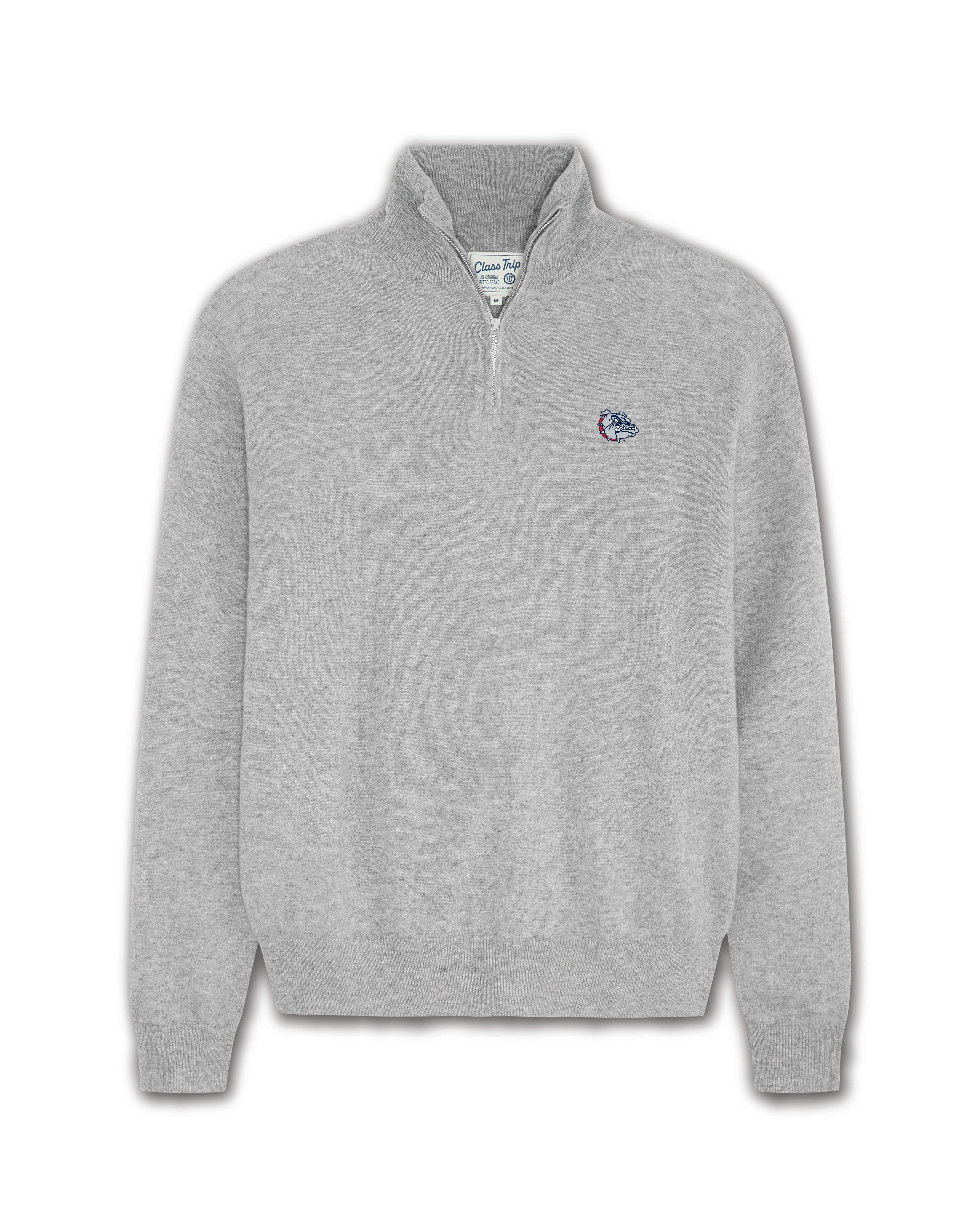 Gonzaga Men’s Cashmere ¼ Zip Sweater
