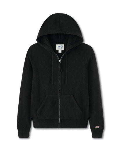 James Madison University Women’s Cashmere Full Zip Hoodie Sweater