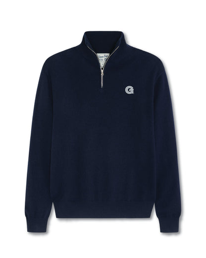 Georgetown Men’s Cashmere ¼ Zip Sweater