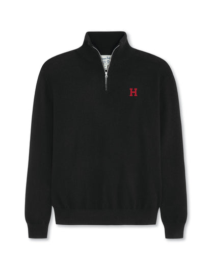 Harvard Men’s Cashmere ¼ Zip Sweater