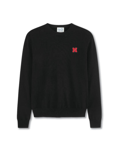 Nebraska Men’s Cashmere Crewneck Sweater