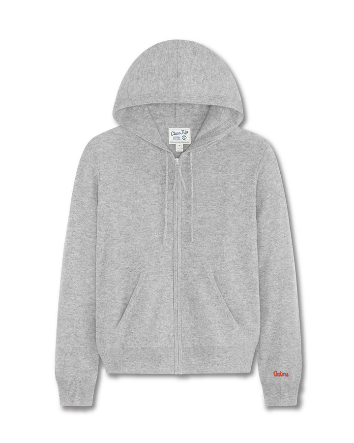 Florida Women’s Cashmere Full Zip Hoodie Sweater
