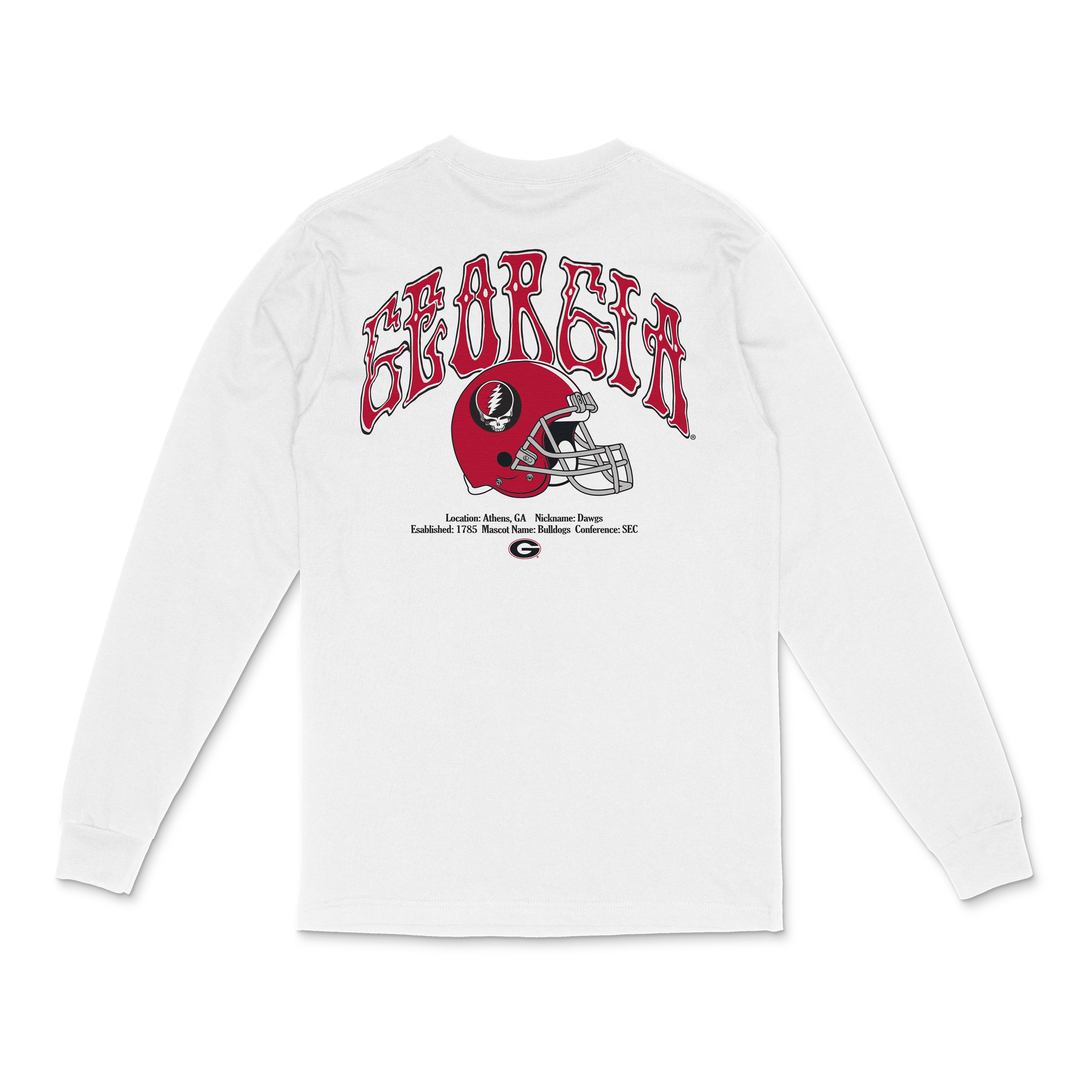 Georgia x Grateful Dead Stealie Helmet Longsleeve Tee