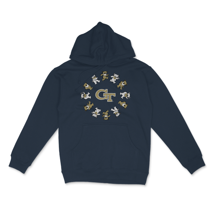Georgia Tech x Grateful Dead Circle Bears Hoodie