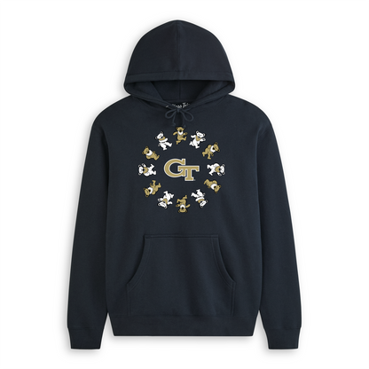 Georgia Tech x Grateful Dead Circle Bears Hoodie