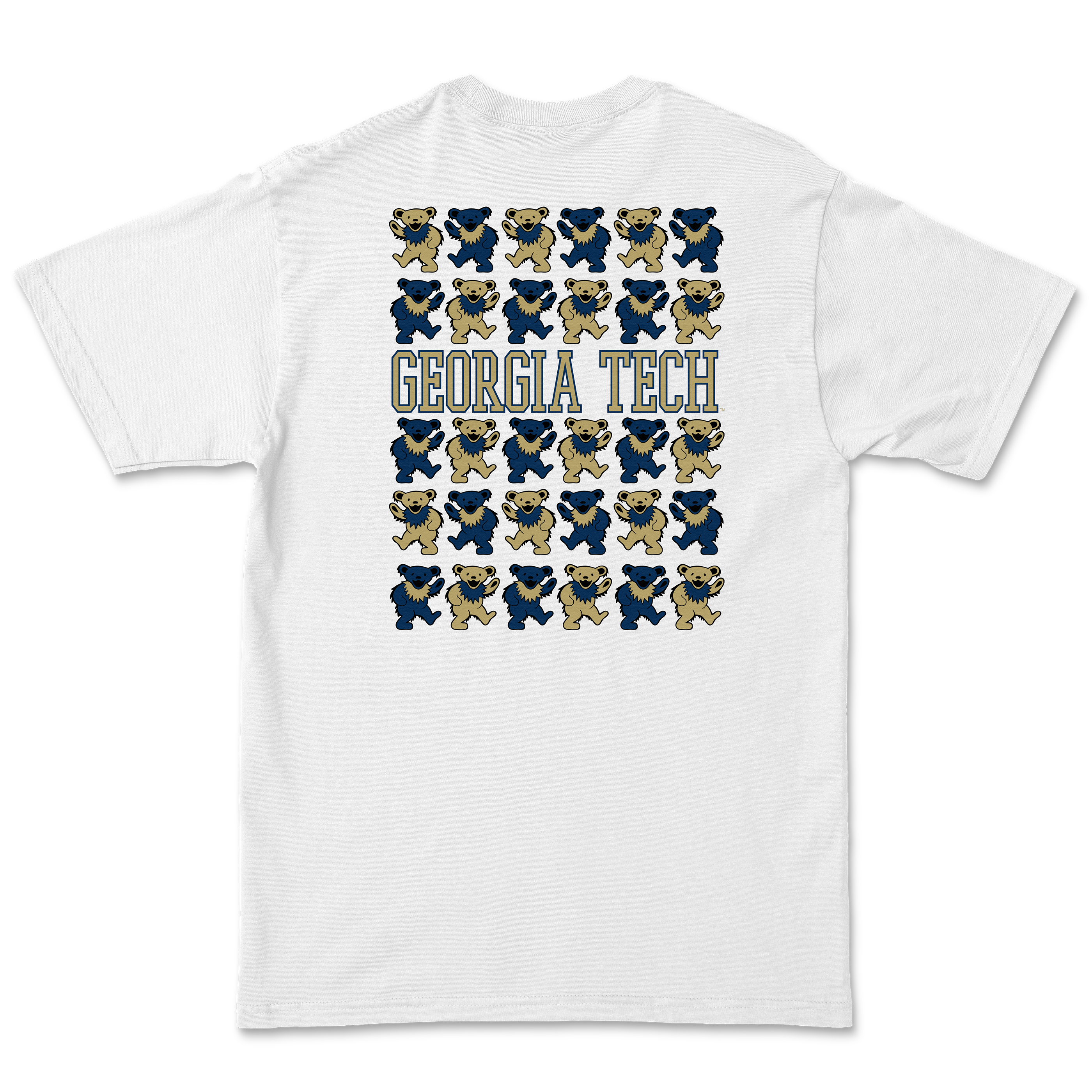 Georgia Tech x Grateful Dead Stacked Bears Tee