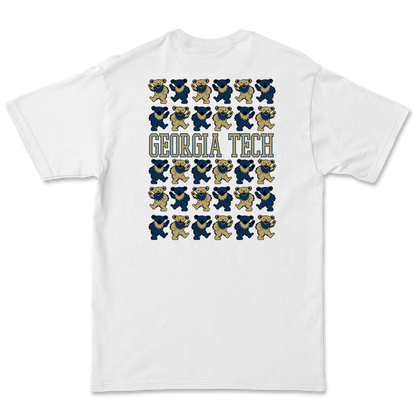 Georgia Tech x Grateful Dead Stacked Bears Tee