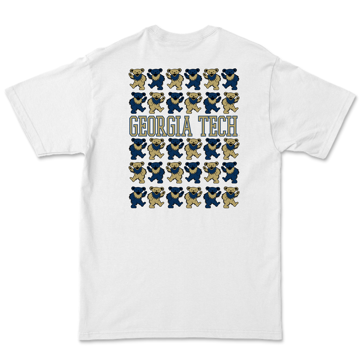 Georgia Tech x Grateful Dead Stacked Bears Tee