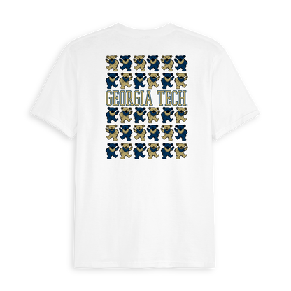 Georgia Tech x Grateful Dead Stacked Bears Tee
