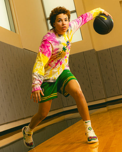 Friend of the Ducks Tie Dye Long Sleeve Tee