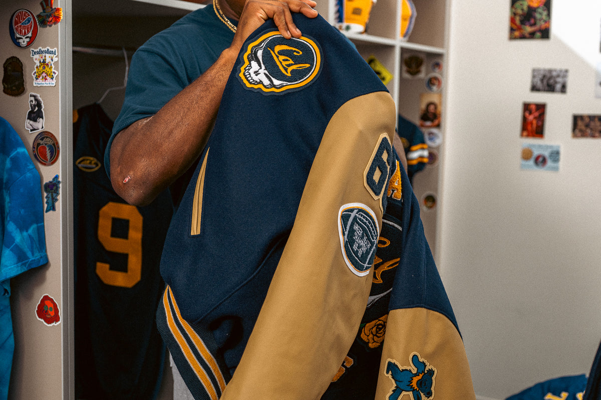 Cal Berkeley x Class Trip Grateful Bears Varsity Jacket