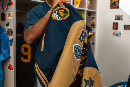 Cal Berkeley x Class Trip Grateful Bears Varsity Jacket