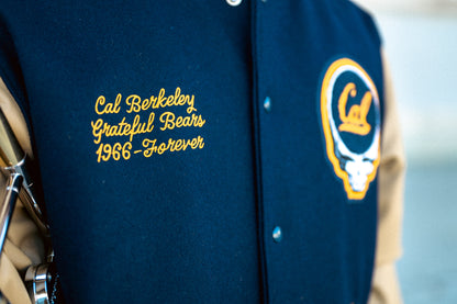 Cal Berkeley x Class Trip Grateful Bears Varsity Jacket
