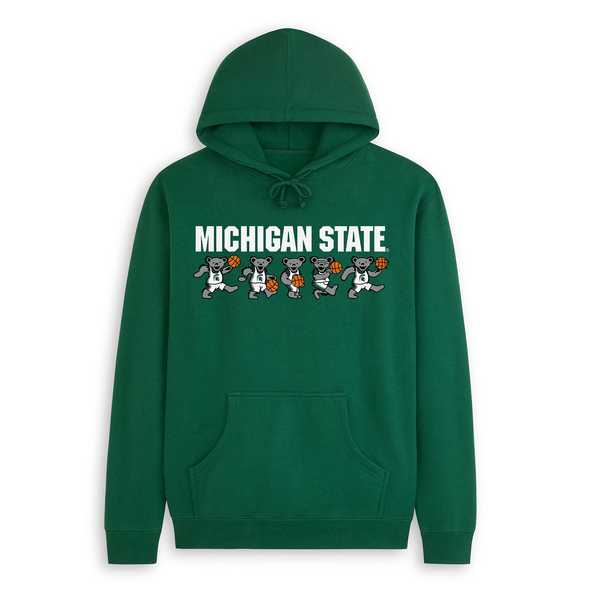 Michigan State x Grateful Dead Basketball Bears Hoodie