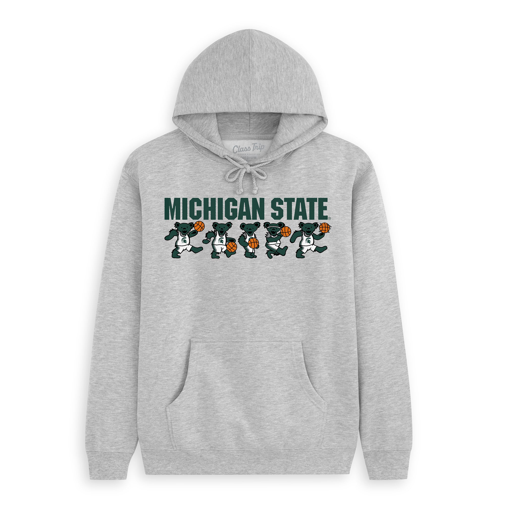 Michigan State x Grateful Dead Basketball Bears Hoodie