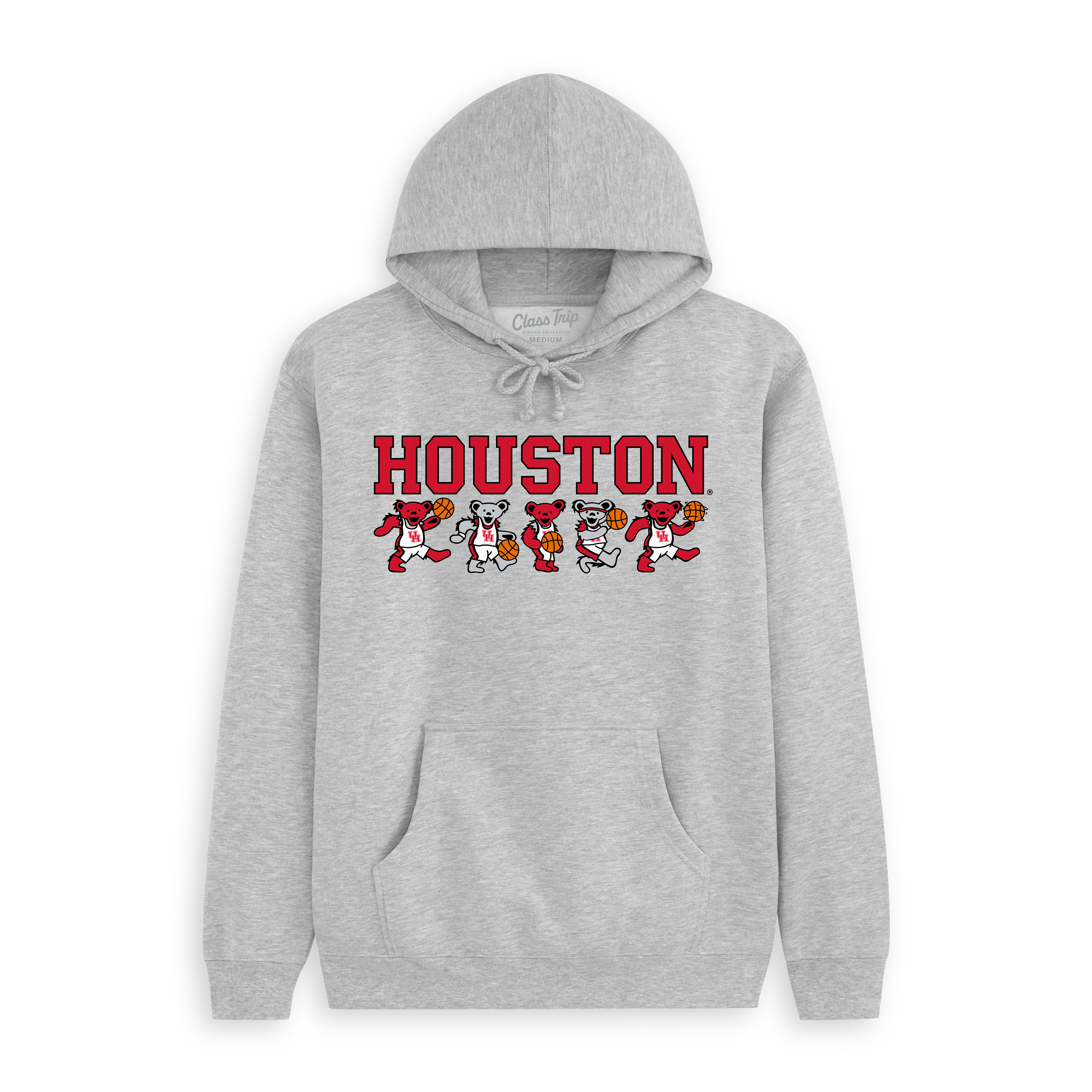 Houston x Grateful Dead Basketball Bears Hoodie