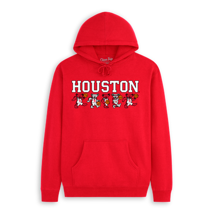 Houston x Grateful Dead Basketball Bears Hoodie