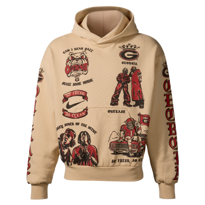 Nike x Class Trip x UGA x Outkast Senior Hoodie in Tan. Class Trip | Higher Education